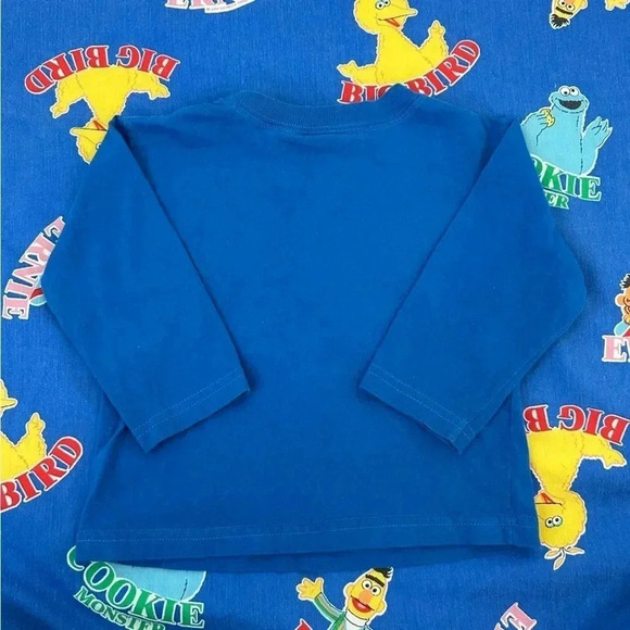 Y2K 2008 Kids Dreamworks Kung Fu Panda Blue Long Sleeve Tee Size 18-24M - Picture 7 of 7